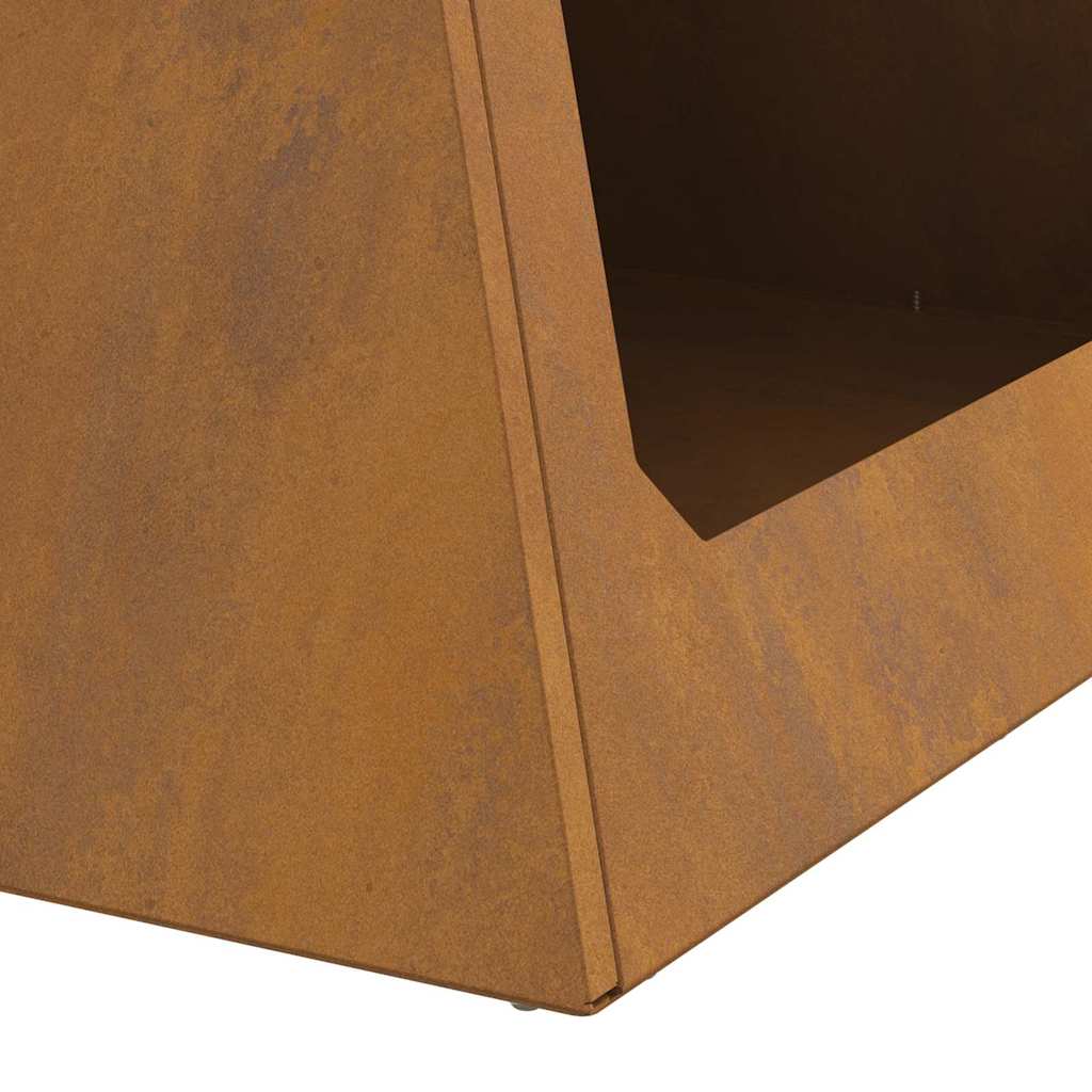 Ugnies duobė Piramidė 50x50x51 cm Oro sąlygoms atsparus plienas