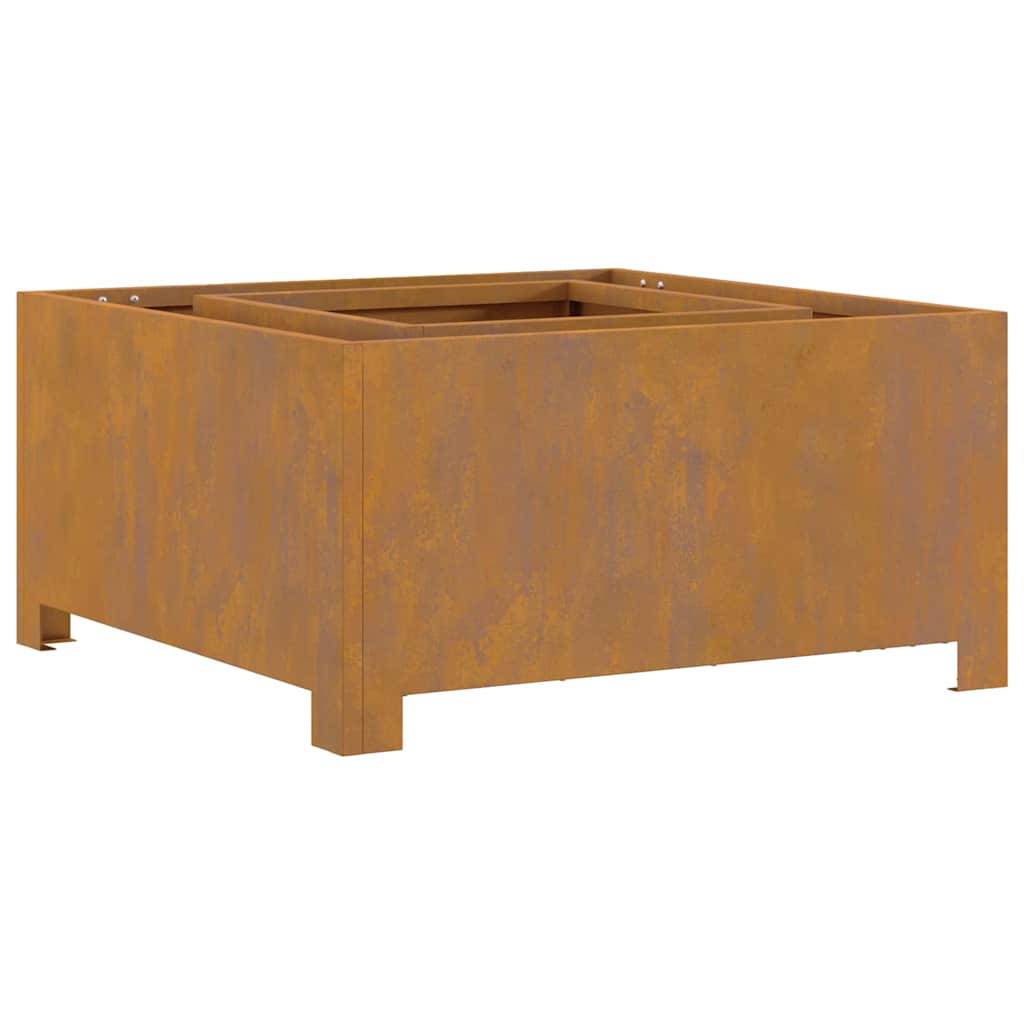 Ugnies duobė Kvadratinė 60x60x30 cm Orui atsparus plienas