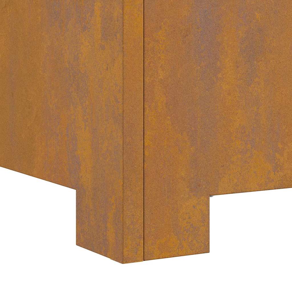 Ugnies duobė Kvadrato 80x80x40 cm Orui atspari plienas