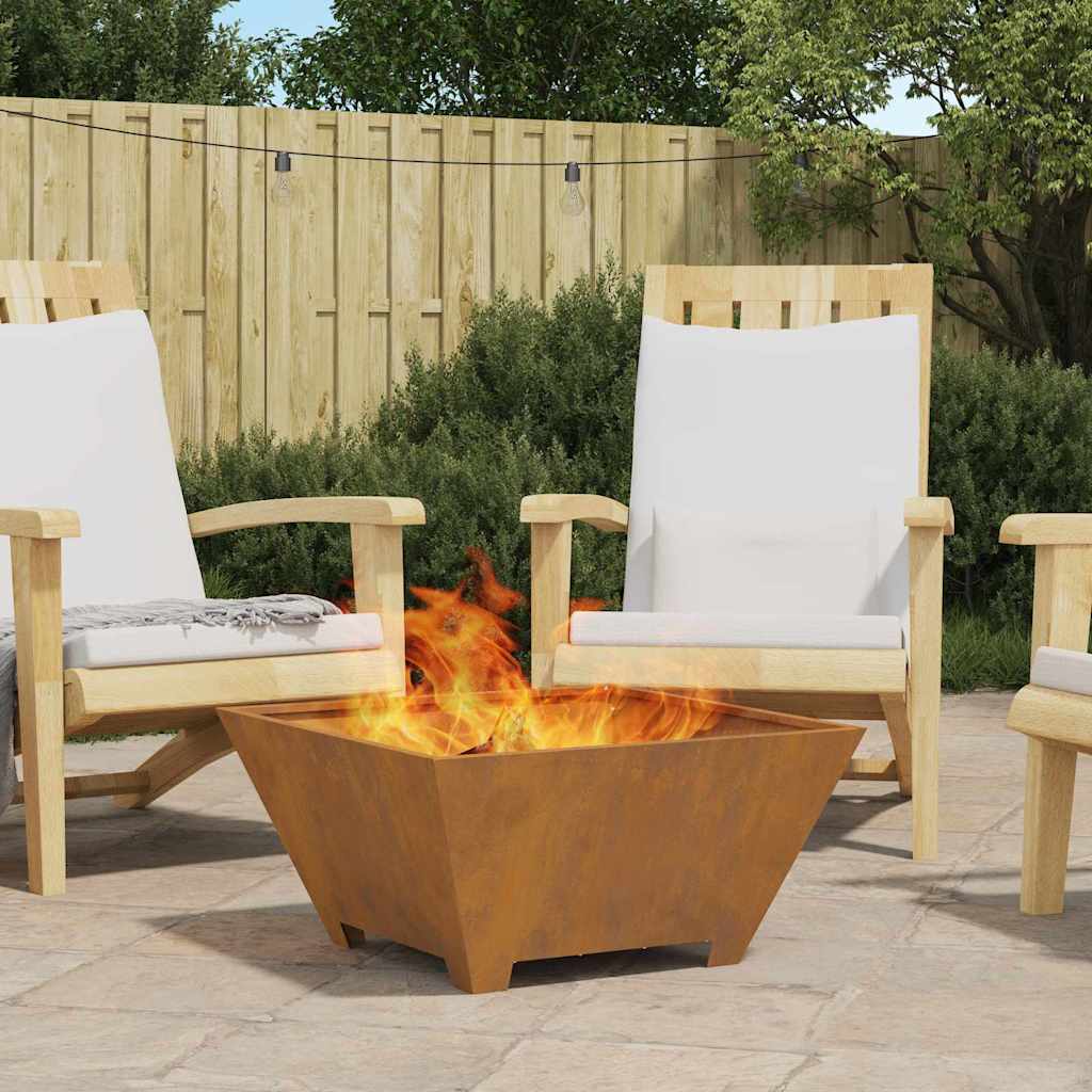 Kvadratinis Ugnies Derinys 60x60x30 cm Orui atsparus plienas