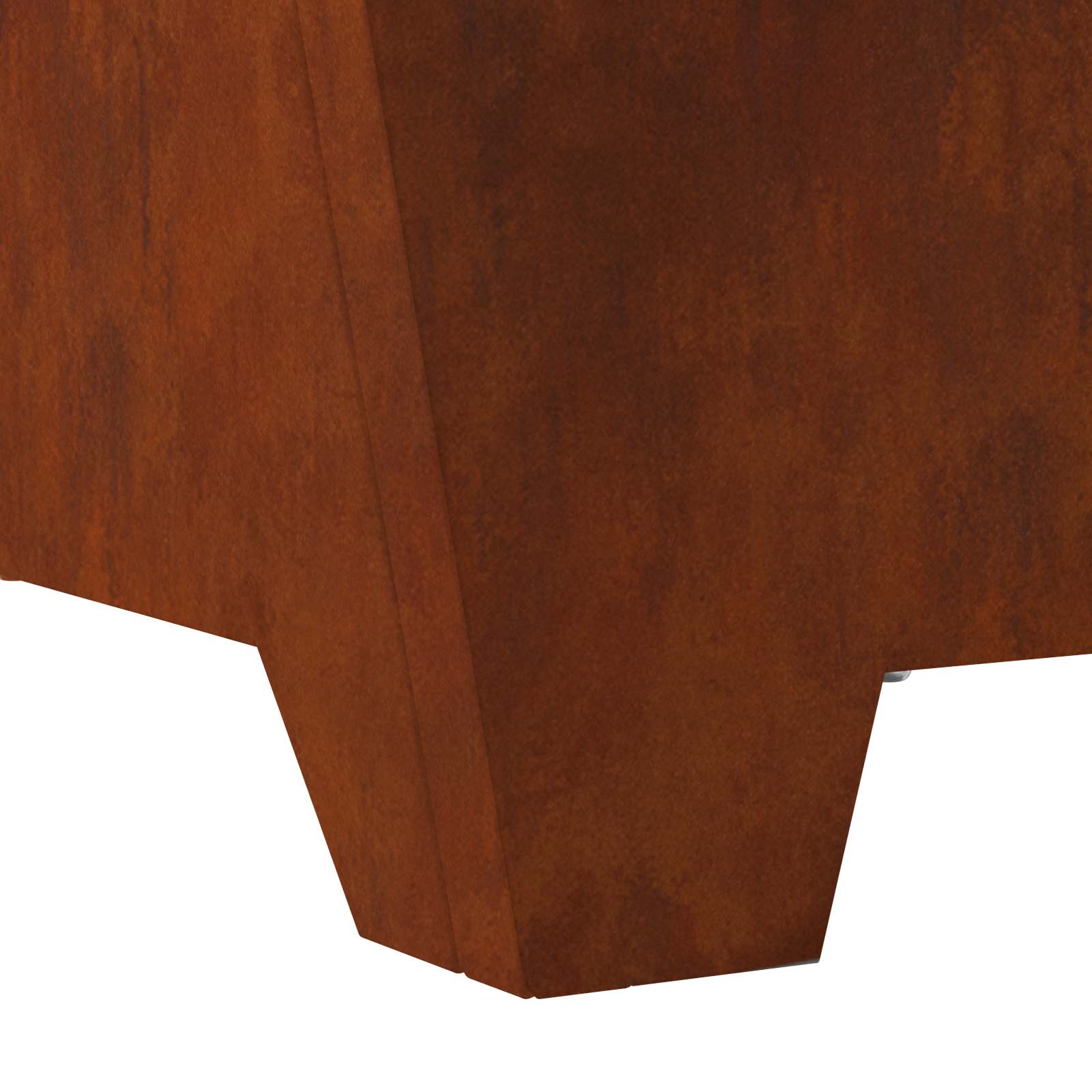 Fire Pit Brown 80 x 80 x 40 cm Steel