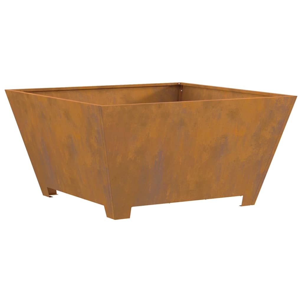 Kvadratinė Ugnies Krosnis 80x80x40 cm Orui atspari Plienas