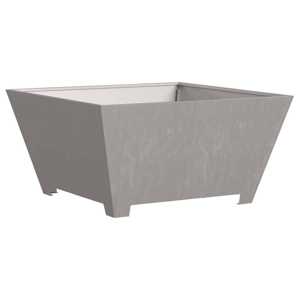 Fire Pit Brown 80 x 80 x 40 cm Steel