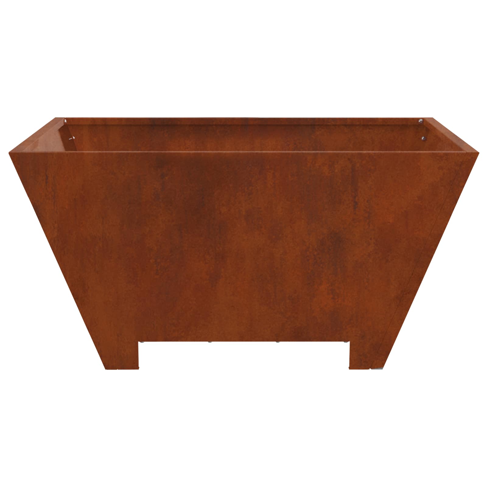 Fire Pit Brown 80 x 80 x 40 cm Steel