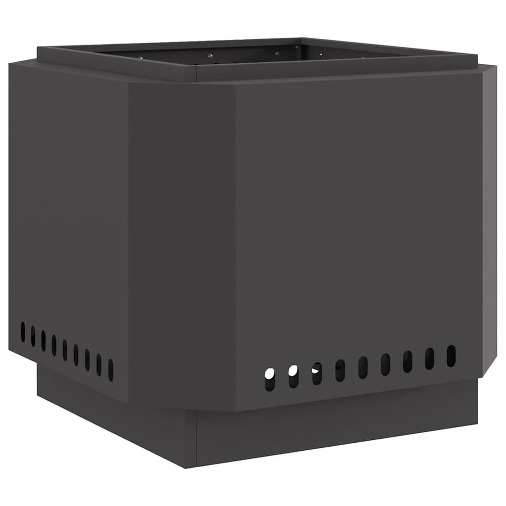 Smokeless Fire Pit Black 58 x 58 x 51 cm