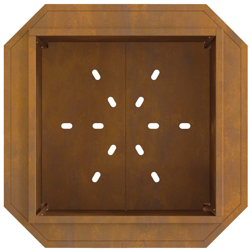 Be dūmų ugniakuras 58x58x51 cm, atsparus oro poveikiui, pagamintas iš plieno