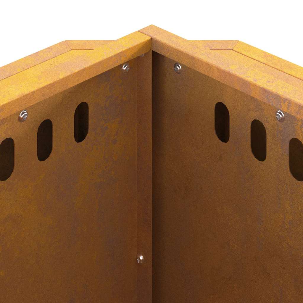 Lauko laužavietė 48x48x51 cm, atspari oro sąlygoms, pagaminta iš plieno