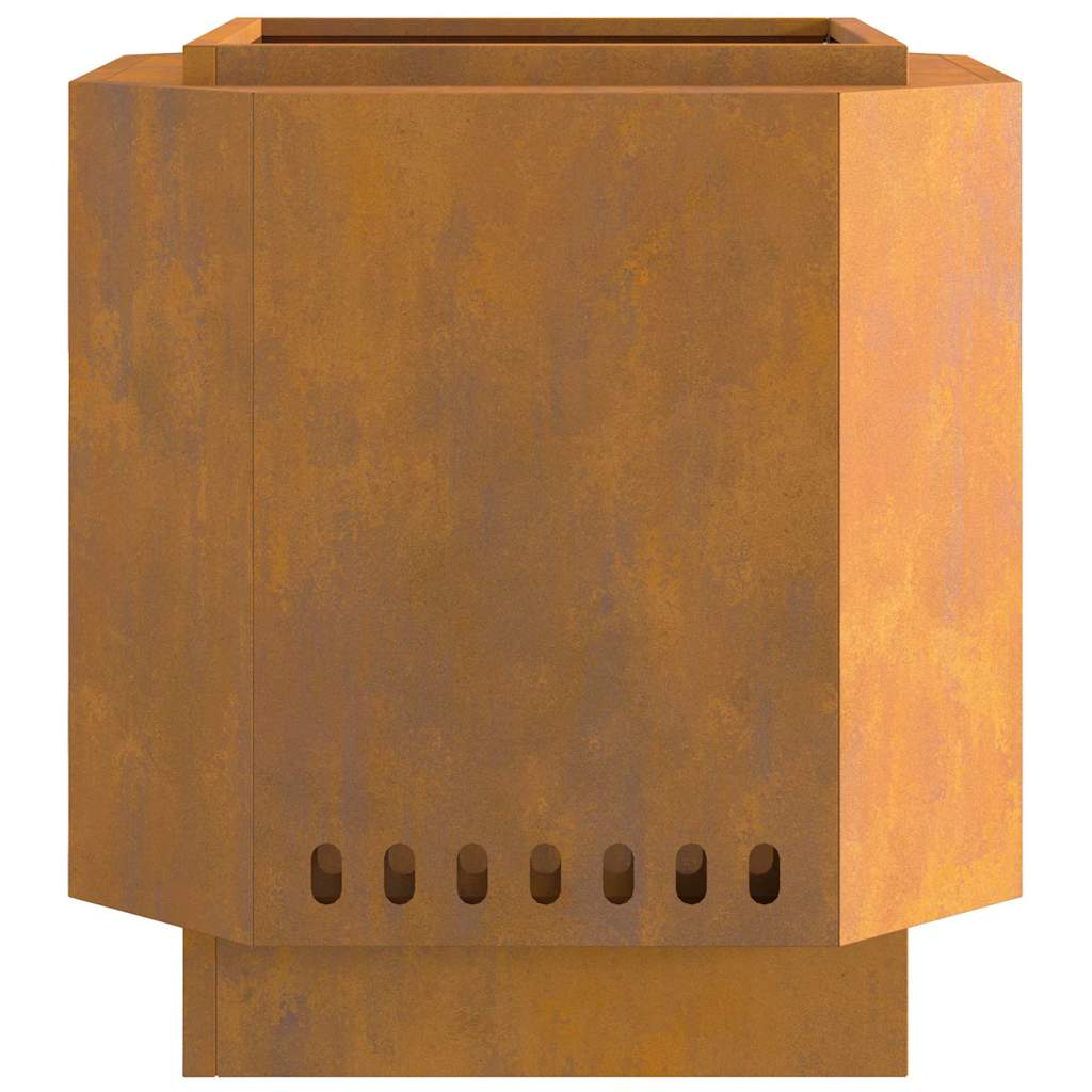 Lauko laužavietė 48x48x51 cm, atspari oro sąlygoms, pagaminta iš plieno