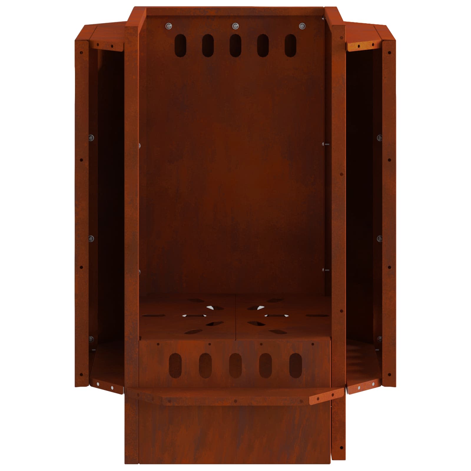 Fire Pit Brown 38 x 38 x 51 cm