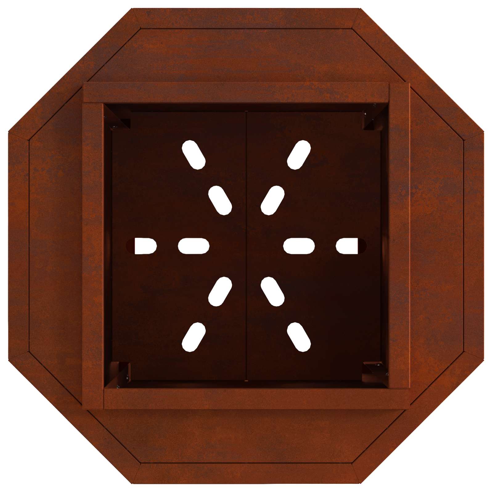 Fire Pit Brown 38 x 38 x 51 cm