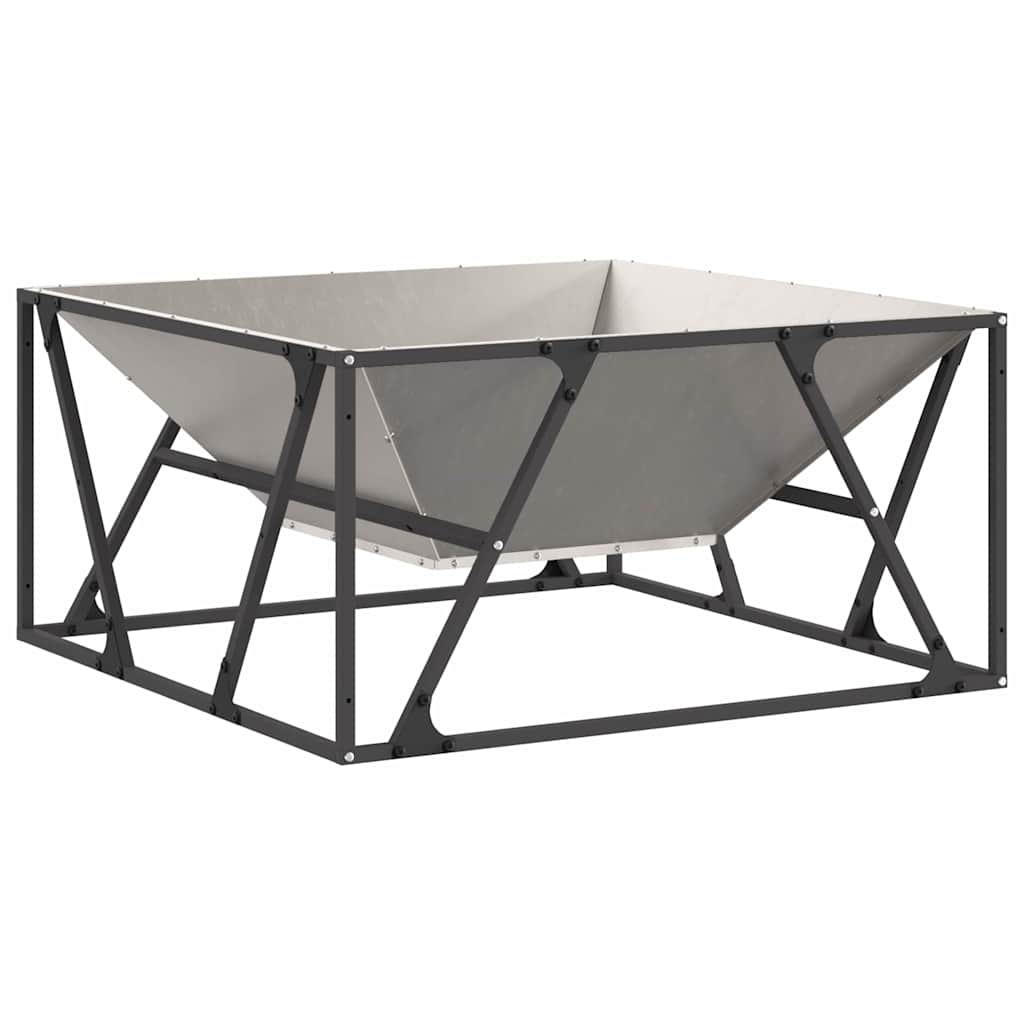 Ugnies duobė Kvadrato 80x80x40 cm Oro sąlygoms atsparus plienas