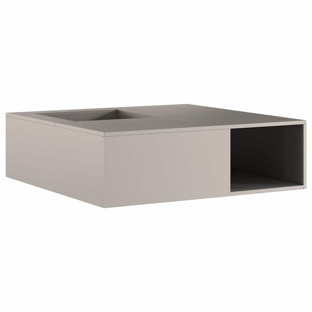 Lauko Kuro Aikštelė su Medžio Laikymo Sistema 100x100x30 cm Orui Atsparus Plienas