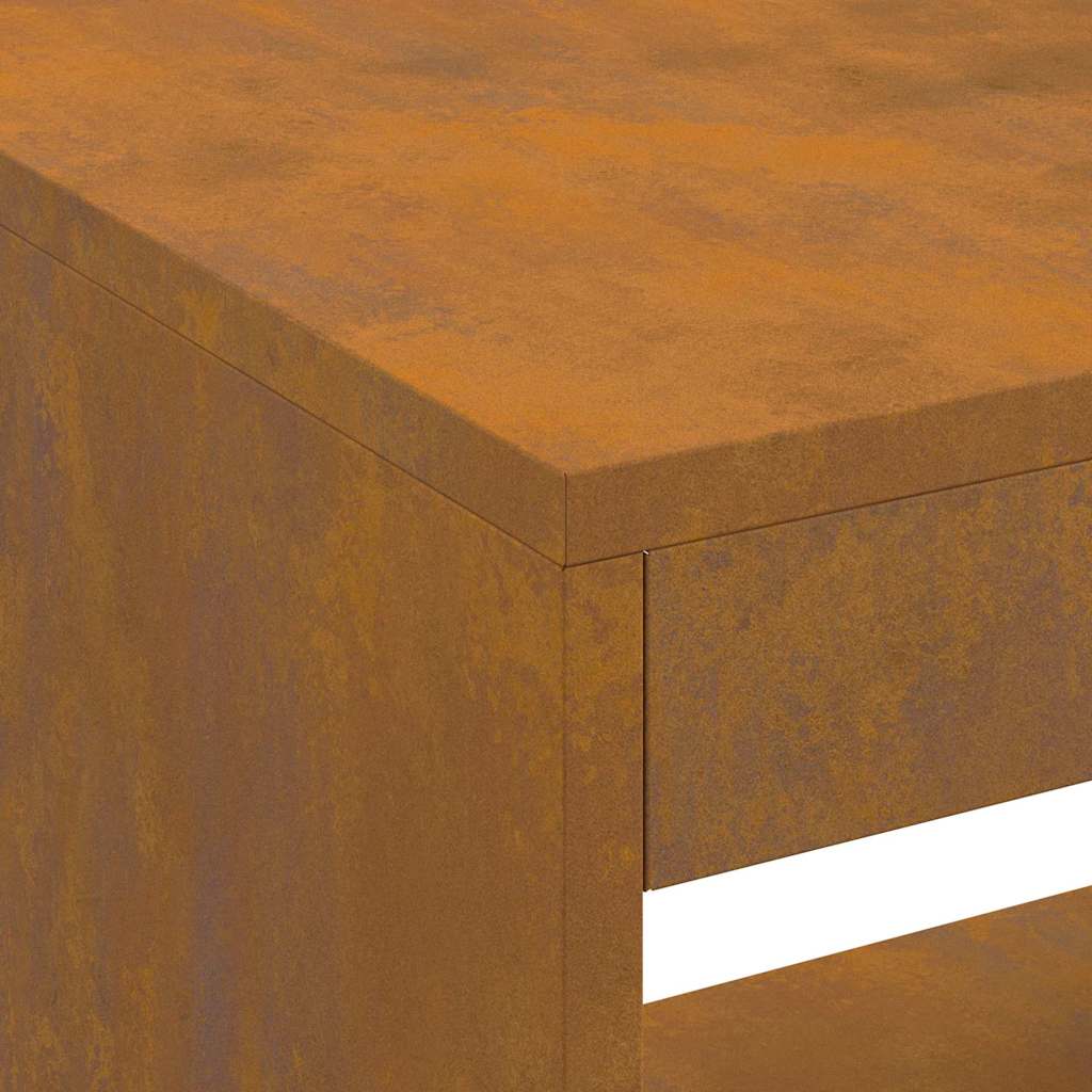 Lauko Židinio Krosnis su Malkų Laikymo Vietoje 160x45x35 cm Iš Orui Atsparaus Plieno