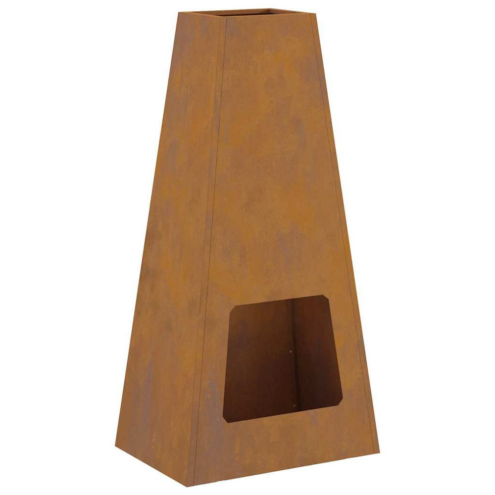 Ugnies duobė 50x35x100 cm Oro sąlygoms atsparus plienas