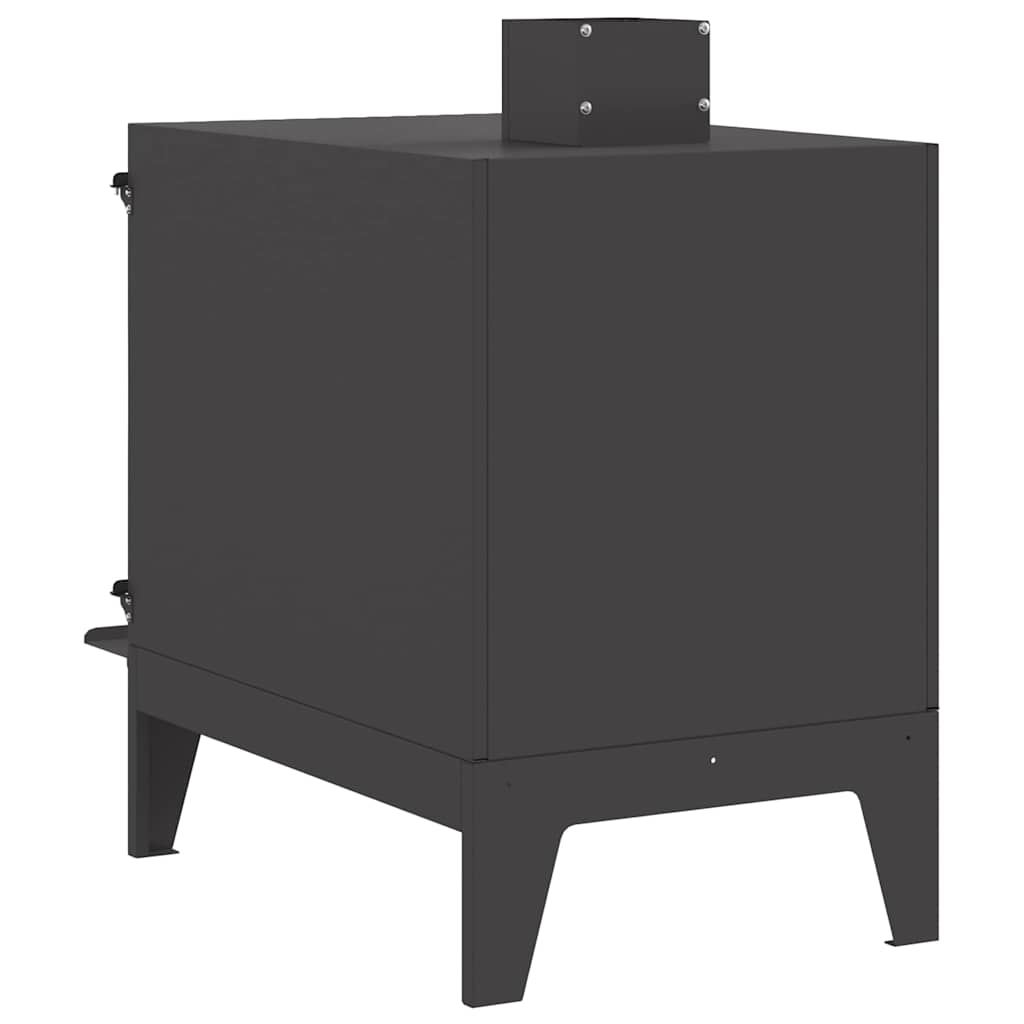 Camping Stove with Air Vent Black 35 x 50 x 60 cm
