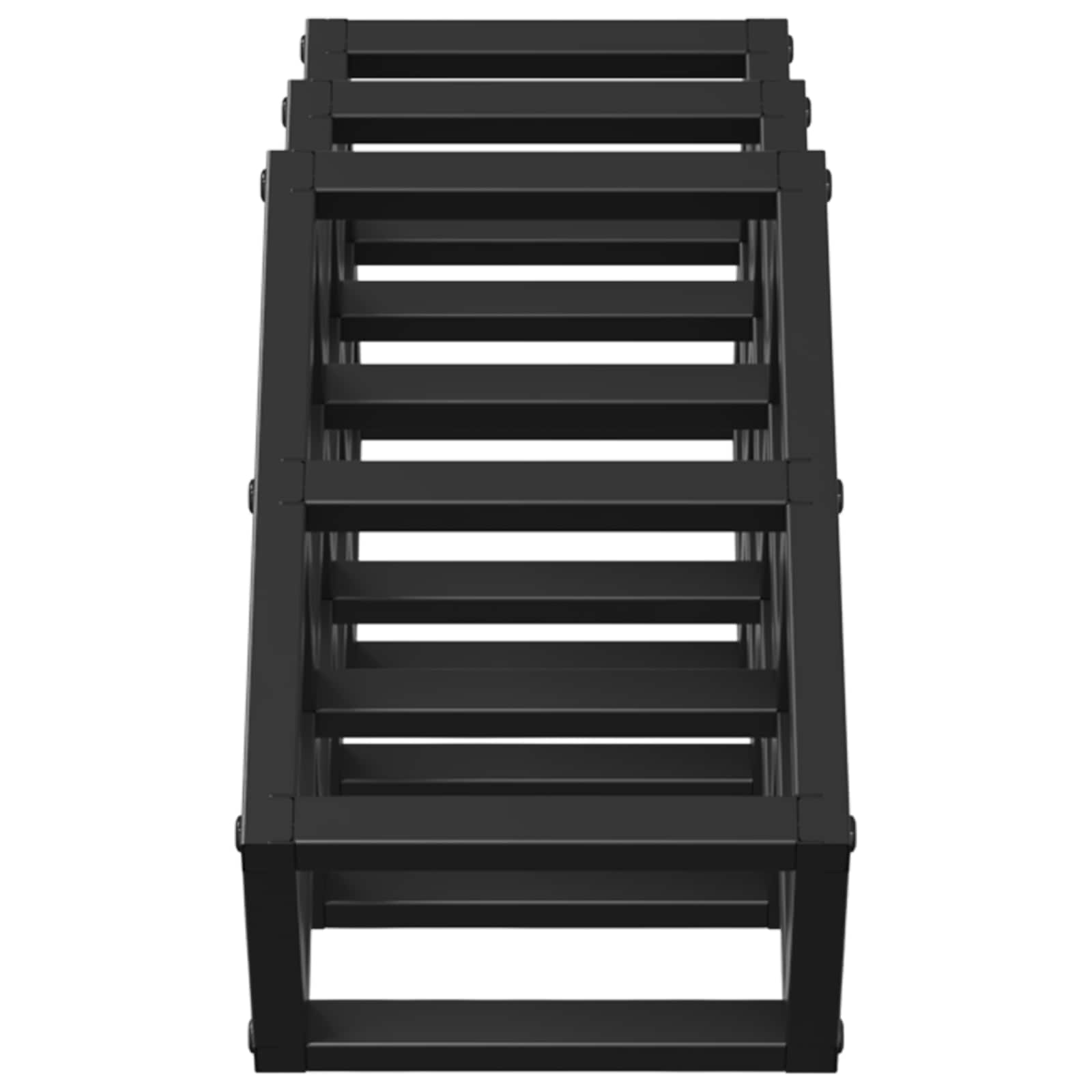 Vyno stovas Juoda 63 x 16.5 x 25 cm
