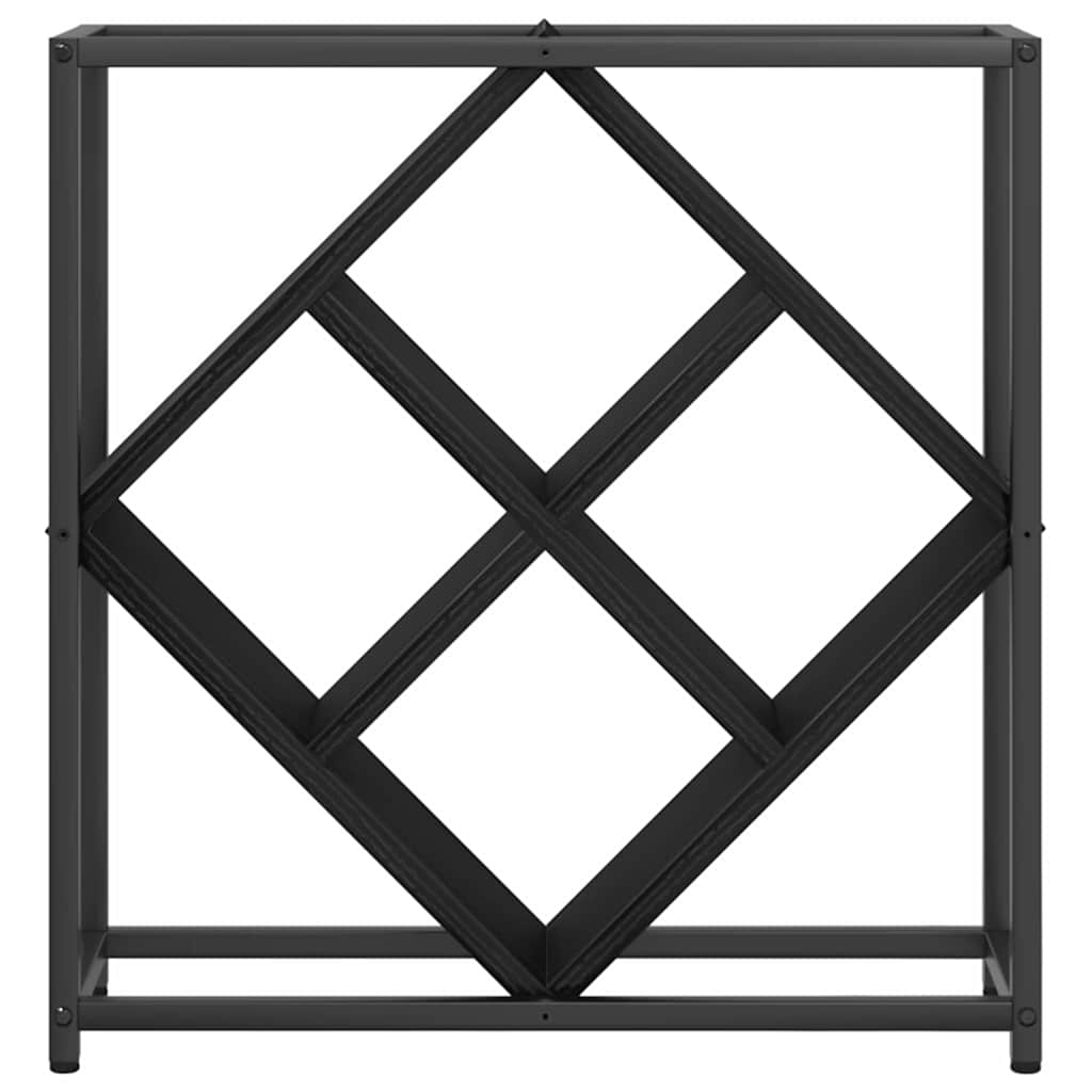 Vyno stovas juoda ąžuolo 51 x 18 x 52.5 cm Apdirbta mediena