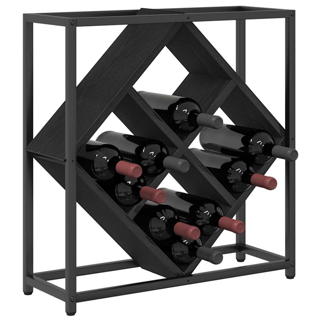 Vīna plaukts melns ozols 51 x 18 x 52.5 cm Apstrādāta koksne