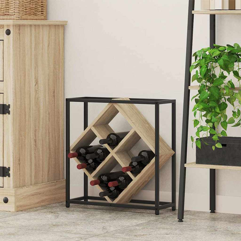 Vyno stovas Sonoma 51x18x52,5 cm Išdirbta mediena