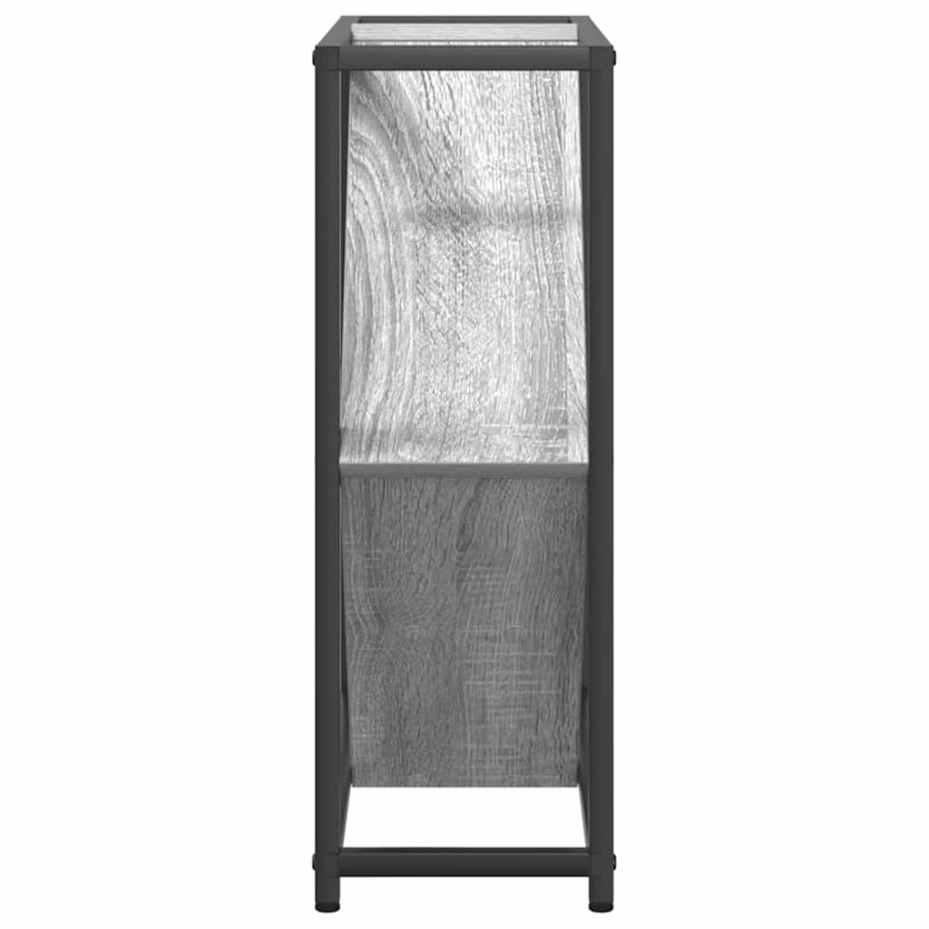 Vīna plaukts Pelēks 51 x 18 x 52.5 cm Apstrādāta koksne