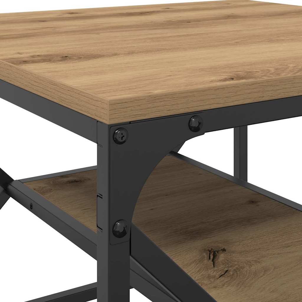 Coffee table artisan oak 51 x 50 x 40 cm