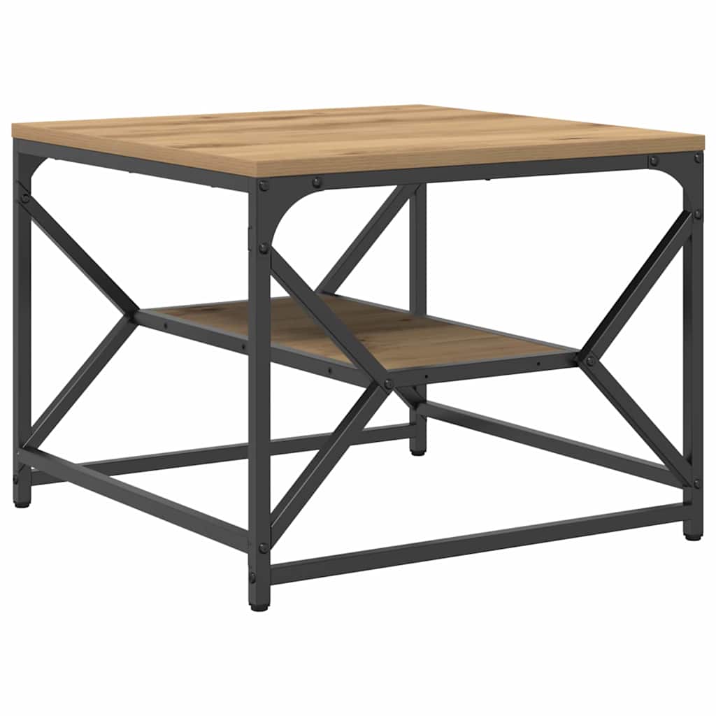 Coffee table artisan oak 51 x 50 x 40 cm