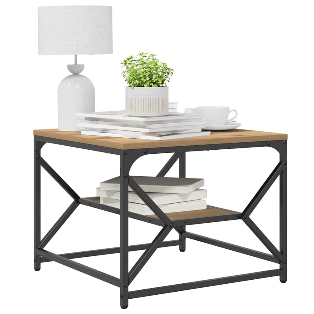 Coffee table artisan oak 51 x 50 x 40 cm
