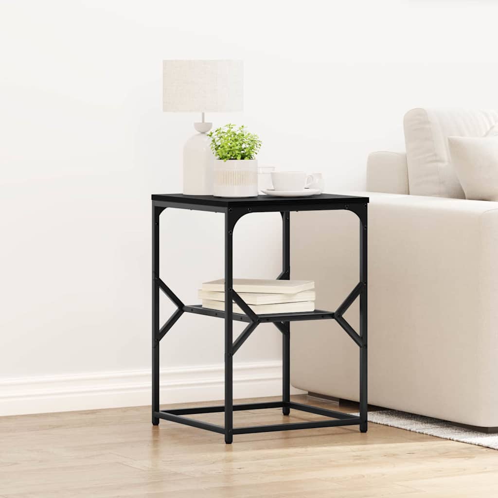 Side table black oak 41 x 40 x 60 cm