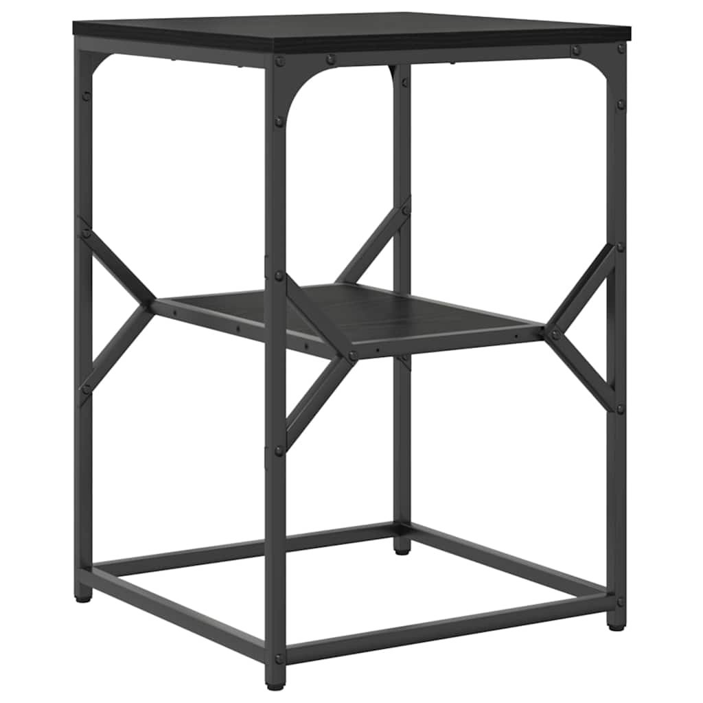 Side table black oak 41 x 40 x 60 cm