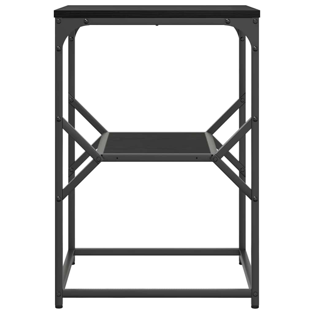 Side table black oak 41 x 40 x 60 cm