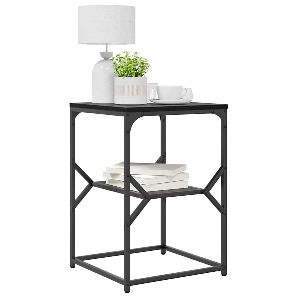 Side table black oak 41 x 40 x 60 cm