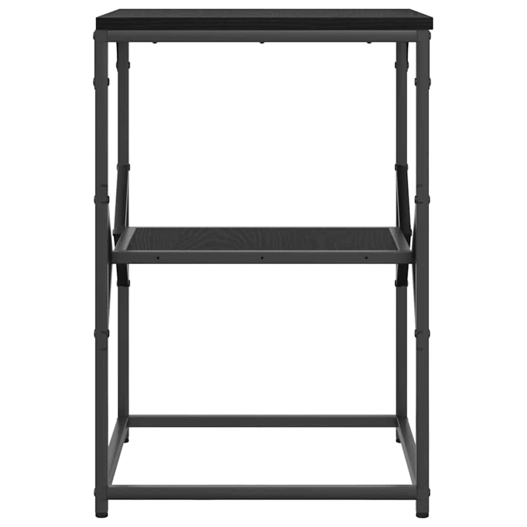 Side table black oak 41 x 40 x 60 cm