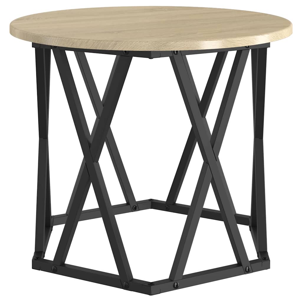 End Table 2 pcs Sonoma Oak 50 x 50 x 40 cm
