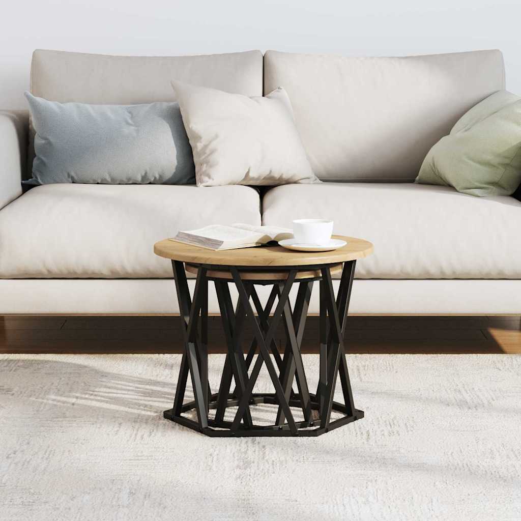 Side table 2 pcs artisan oak 50 x 50 x 40 cm