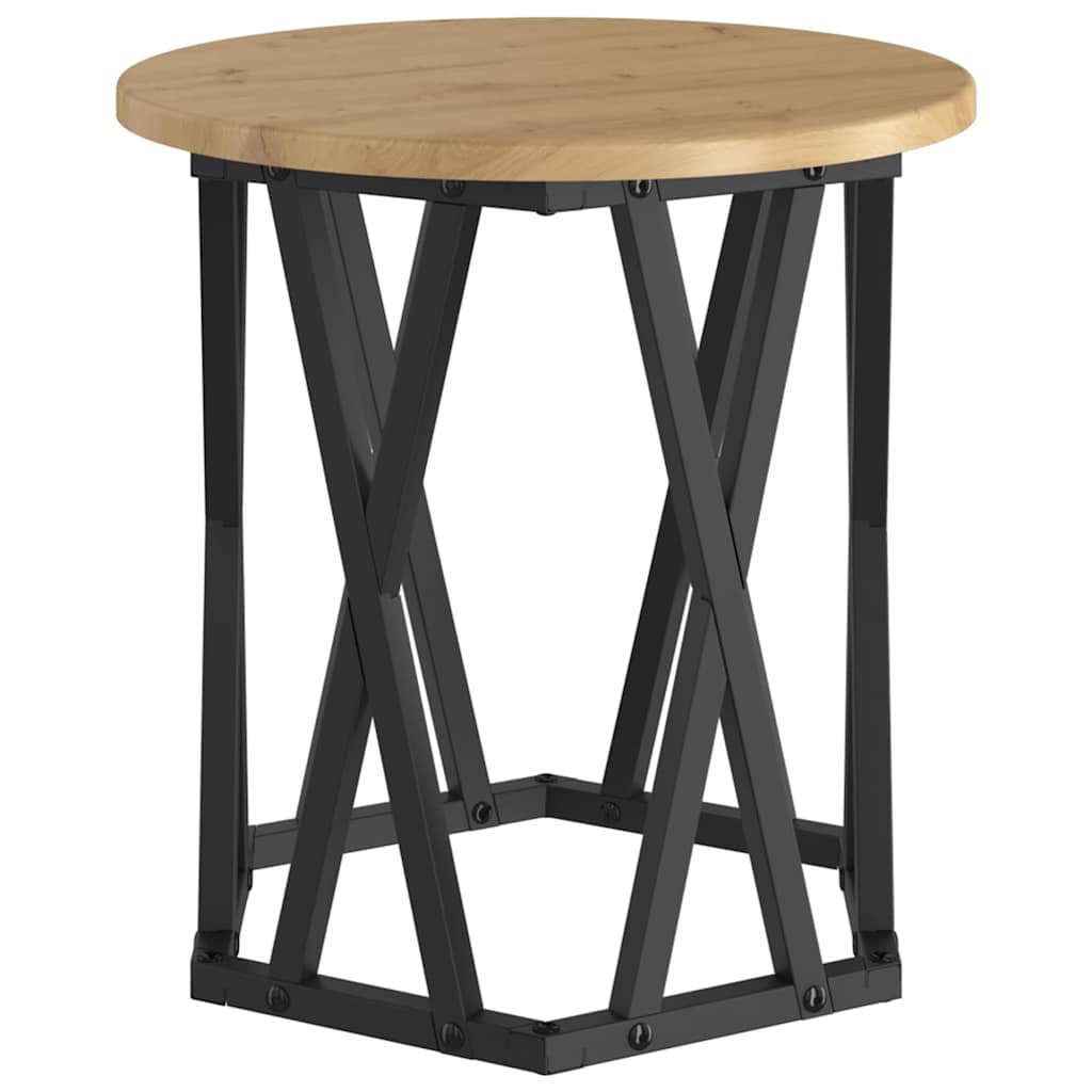 Side table 2 pcs artisan oak 50 x 50 x 40 cm