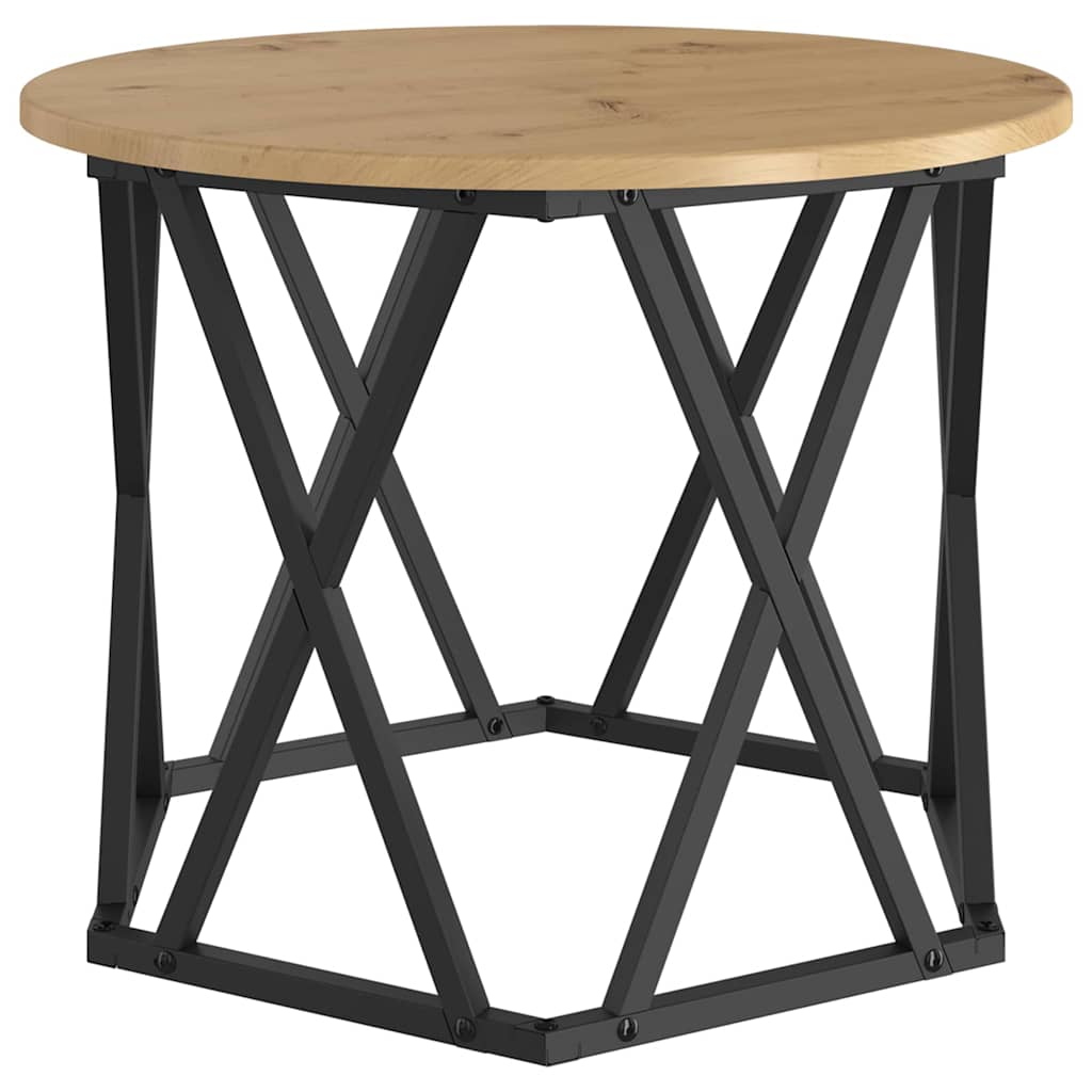 Nesting šoninis stalas 3 pcs artisano ąžuolo 53 x 53 x 40 cm