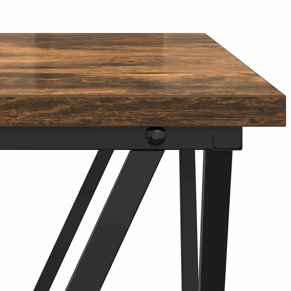 Coffee Table Smoked Oak 80 x 80 x 45 cm