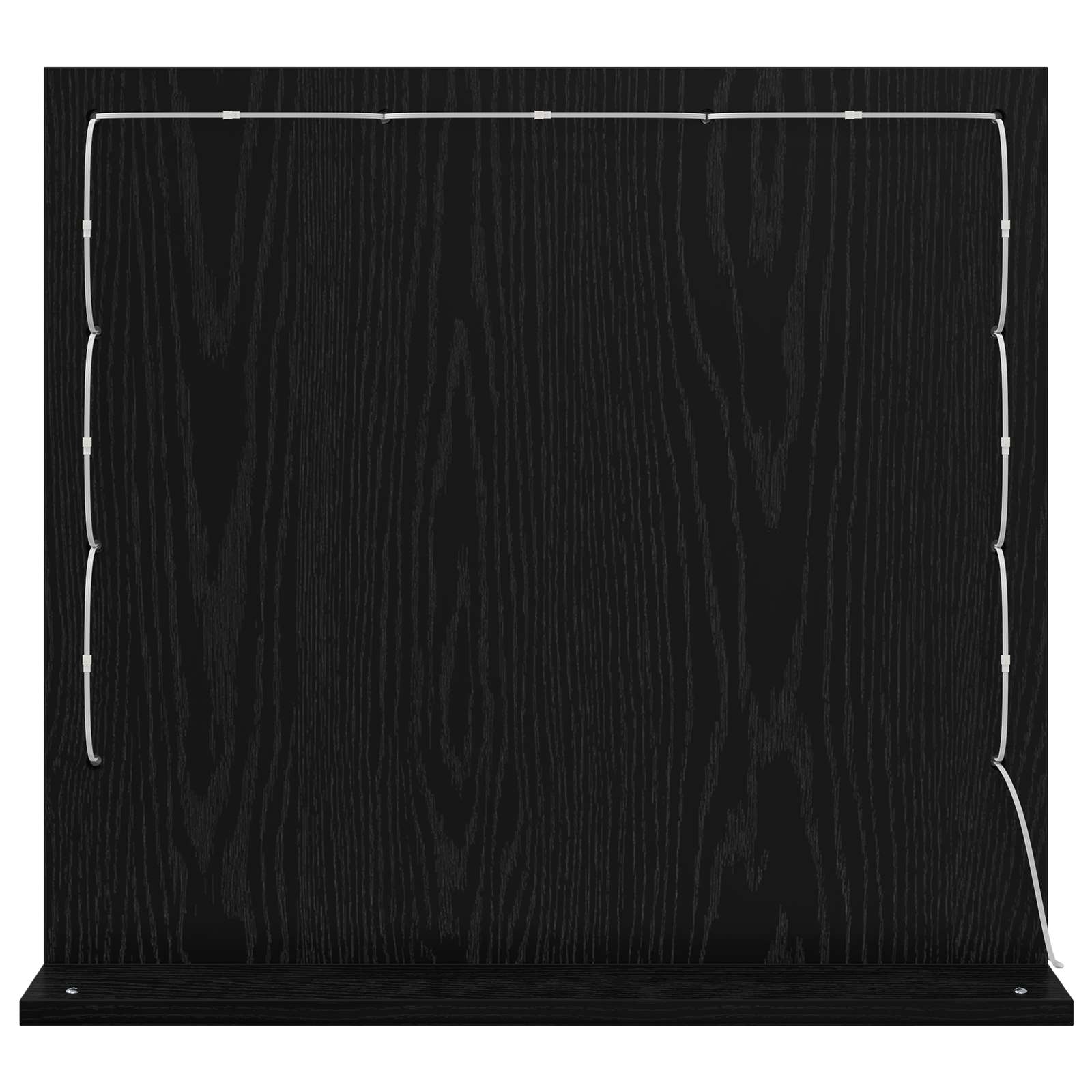 Cosmetic Mirror Black Oak 60 x 55 x 18 cm