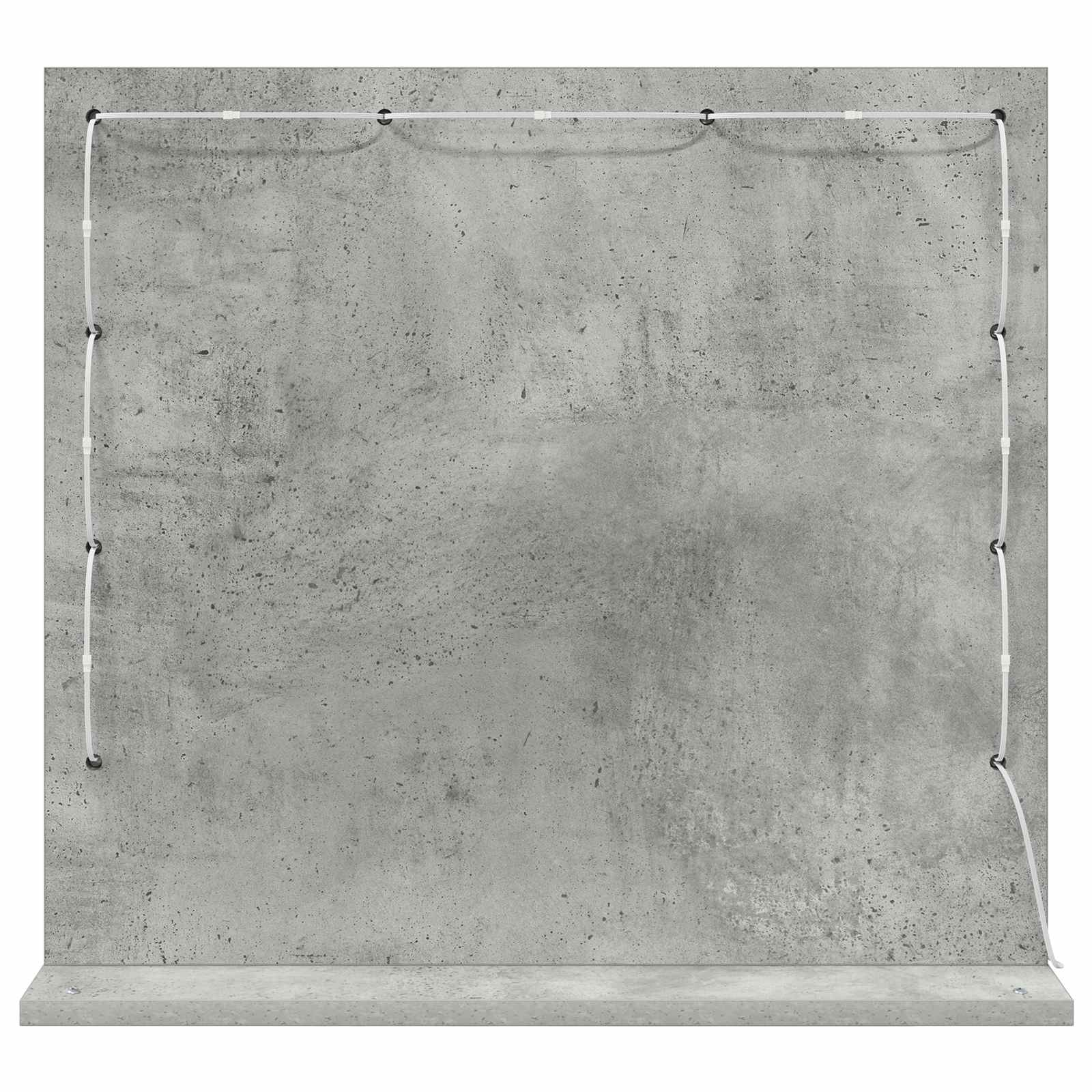 Kosmetinis veidrodis su veidrodžiu Betono pilka 60 x 55 x 18 cm