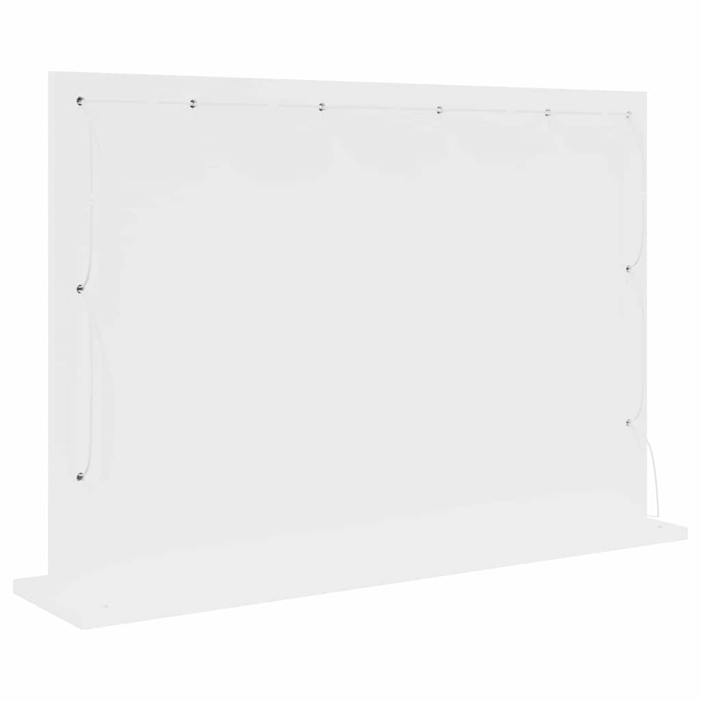 Kosmetinis veidrodis Stačiakampio Balta 80 x 15 x 18 cm