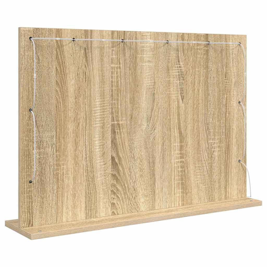 Kosmētikas spogulis Sonoma ozols 80 x 55 x 18 cm