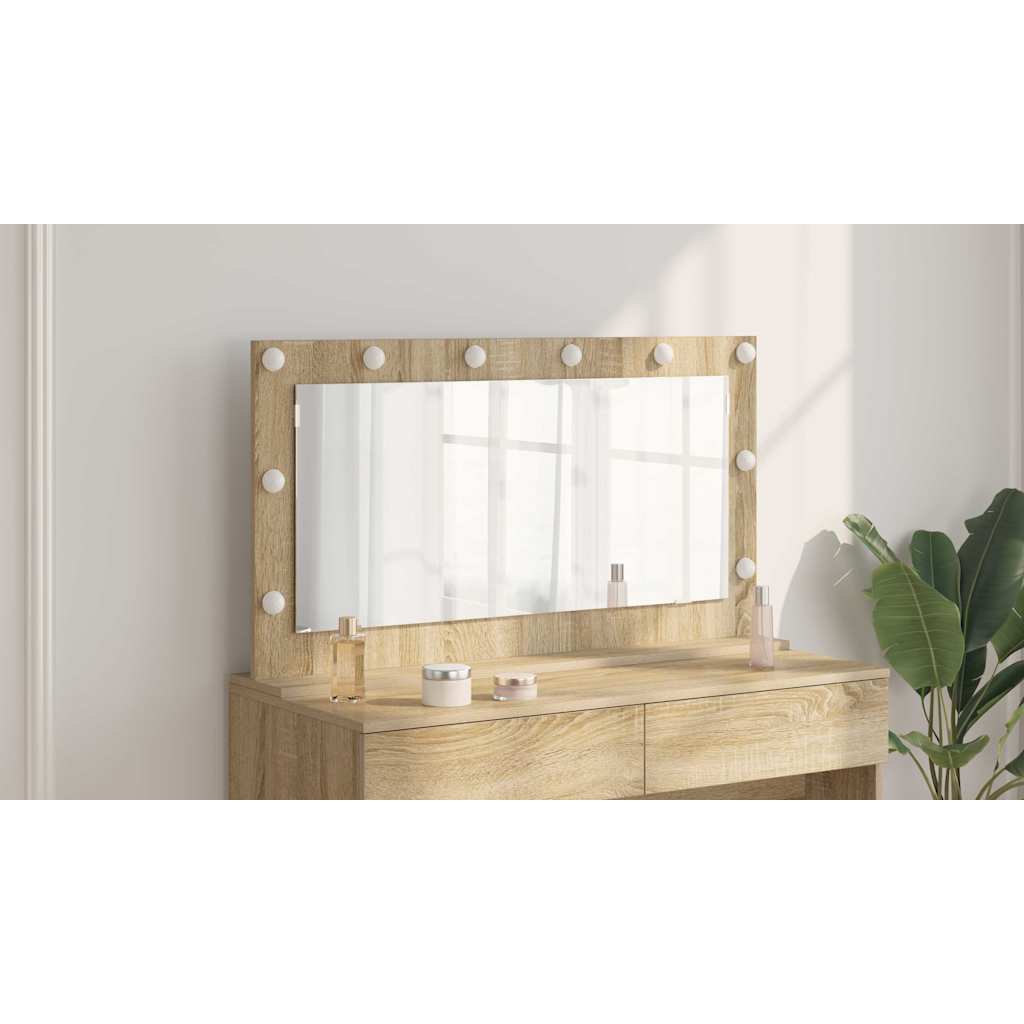 Vanity mirror Sonoma oak 100 x 55 x 18 cm