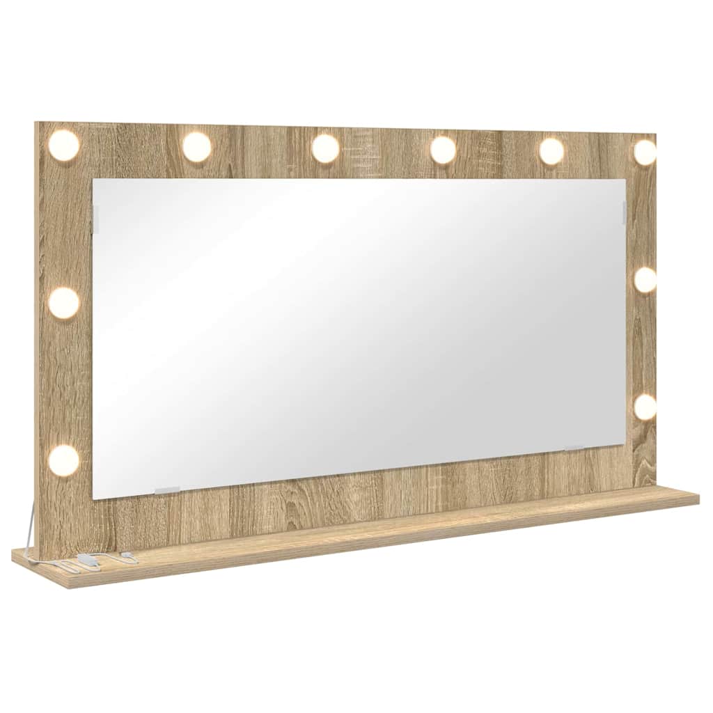 Vanity mirror Sonoma oak 100 x 55 x 18 cm
