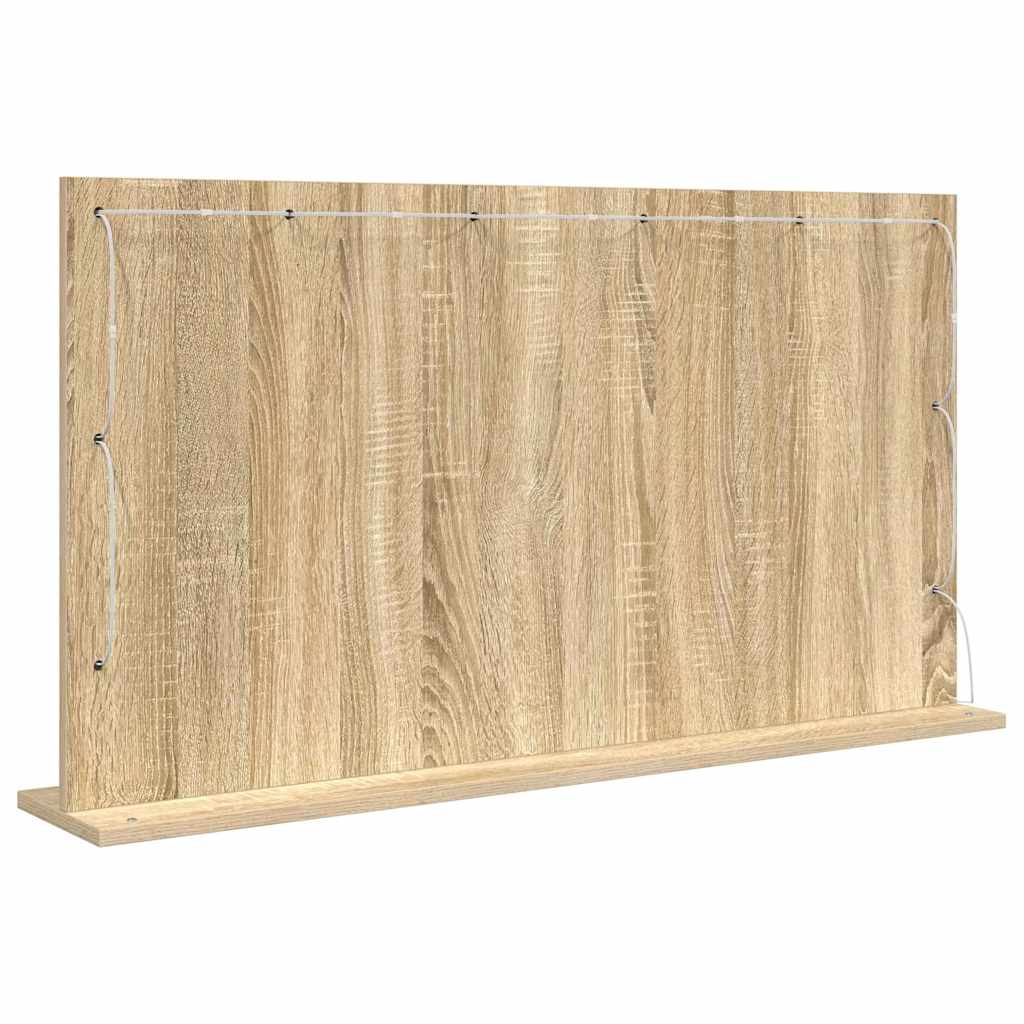 Vanity mirror Sonoma oak 100 x 55 x 18 cm