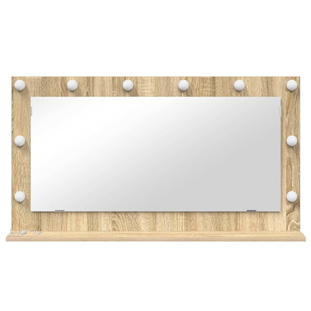Vanity mirror Sonoma oak 100 x 55 x 18 cm