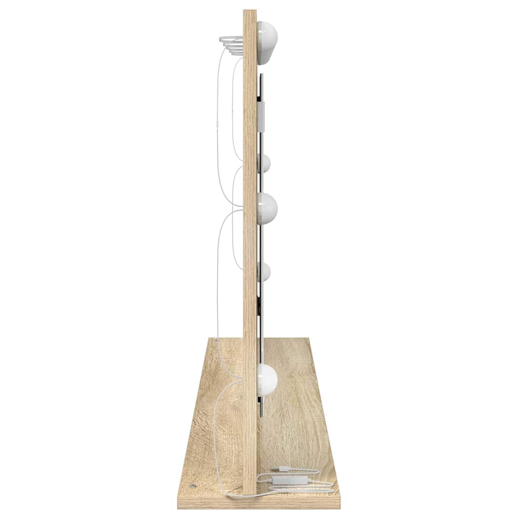 Vanity mirror Sonoma oak 100 x 55 x 18 cm