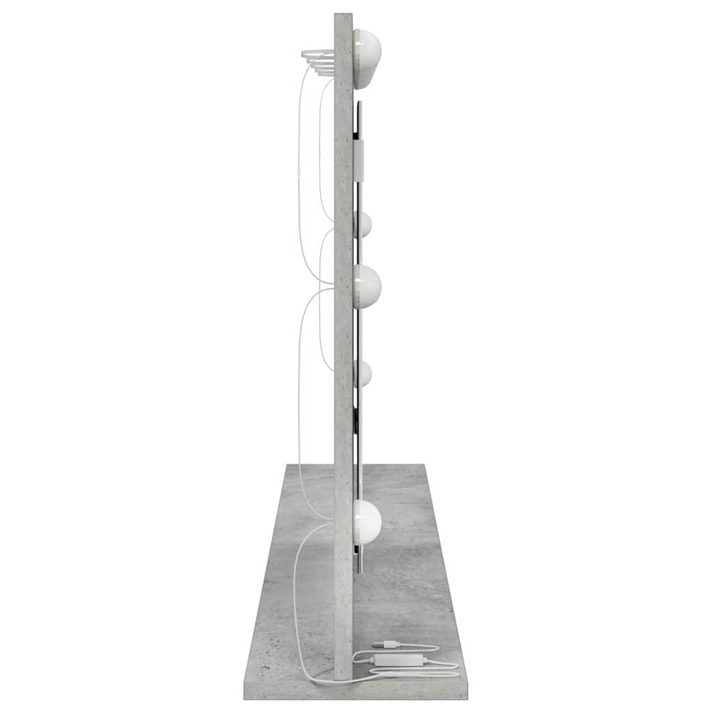 Kosmētiskais spogulis Betona pelēks 100 x 55 x 18 cm