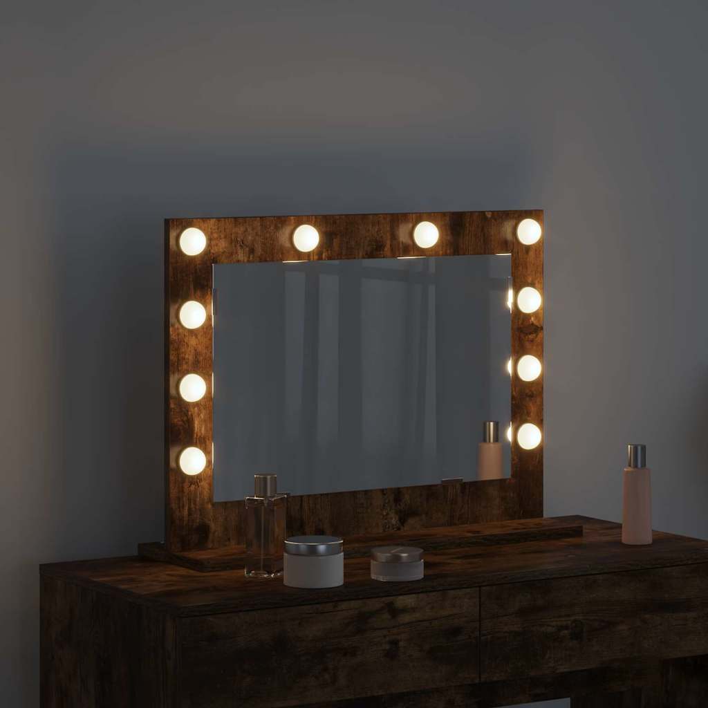 Cosmetic mirror Smoked oak 60 x 45 x 18 cm