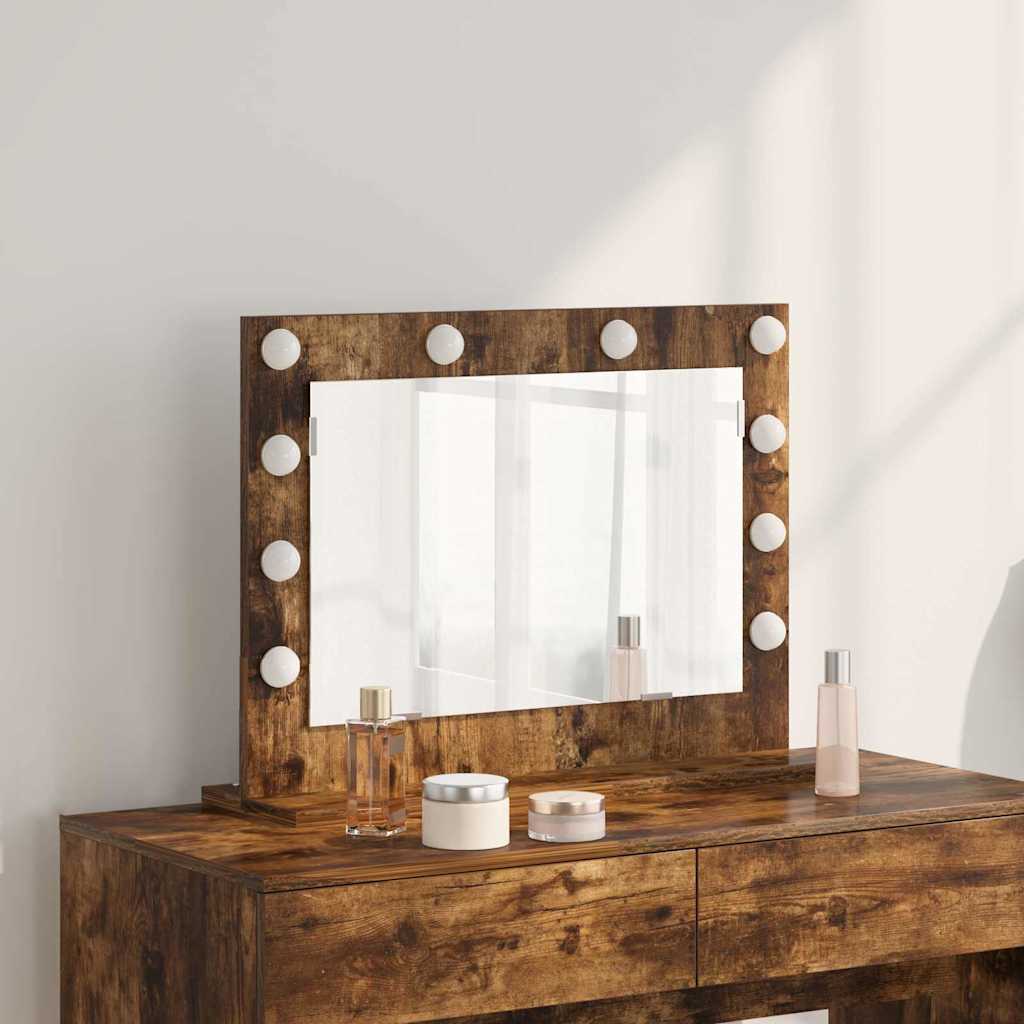 Cosmetic mirror Smoked oak 60 x 45 x 18 cm