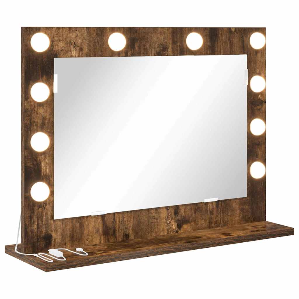 Cosmetic mirror Smoked oak 60 x 45 x 18 cm